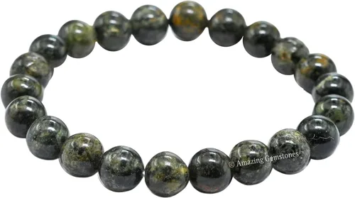 Vista 856 de Amazing Gemstone Crystal Bracelet for Women Men's Gifts - Protection Healing Crystal Bracelet - 8mm Gemstone Beaded Stretchable Bracelet Pulseras