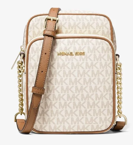 Vista 8 de Michael Kors Jet Set Travel Signature Bolsa mediana de PVC para vuelo