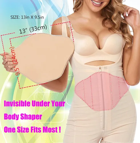 Vista 6 de Moolida Lipo Foam Compression Ab Board Post Cirugía Abdominal Board Liposuction (Beige) Junta de cirugía de liposucción (beige)