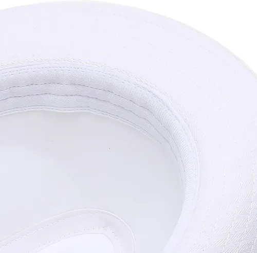 Vista 8 de Classic Trilby - Sombrero Fedora de sarga de algodón 100% con banda
