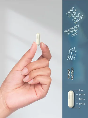 Vista 7 de Horbäach Bisglicinato de magnesio 120 cápsulas 750 mg Suplemento sin OMG y sin gluten