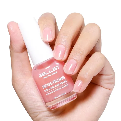 Vista 8 de GELLEN Capa superior de esmalte de uñas transparente, capa superior de alto brillo, secado rápido al aire, resistente a los rayos UV, larga duración
