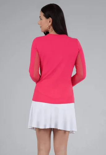 Vista 4 de IBKUL Camiseta de manga larga con cuello redondo y protección solar UPF 50 Icefil 83000