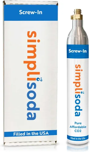 Vista 7 de Simpli Soda Cilindros de recipiente de CO2 de 60 litros – Compatible con Sodastream de conexión rápida solo [incluye ART, TERRA ENSO y DUO]