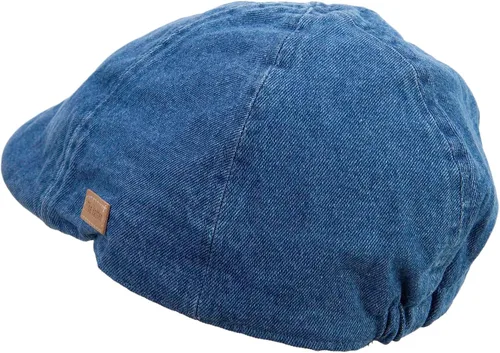 Vista 2 de e4Hats.com Gorra de hiedra de mezclilla lavada con banda elástica