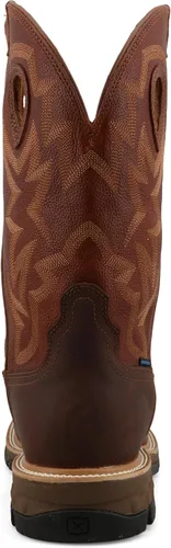 Vista 3 de Twisted X Botas de trabajo occidentales con puntera suave para hombre de 12 pulgadas