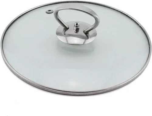 Vista 3 de Pomo universal para tapa de olla, mango de repuesto de acero inoxidable para utensilios de cocina, perilla de agarre con tres tornillos de montaje