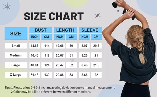 Vista 5 de Camisetas cortas extragrandes de entrenamiento de para mujer, estilo informal, de manga corta, hombros caídos, con dobladillo enrollado, básicas