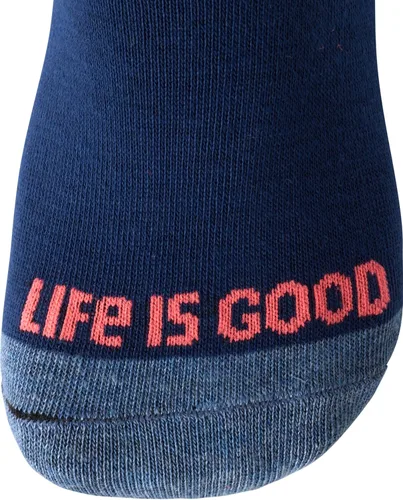 Vista 5 de Life is Good Calcetines para mujer - Calcetines novedosos de corte redondo (paquete de 3)