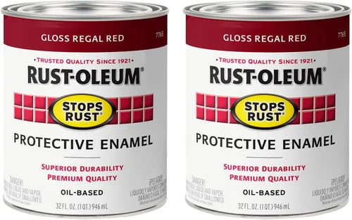 Vista 55 de Carbón gris brillante Rust-Oleum (7784502) contra el óxido 32 onzas, 7784502 Gris carbón brillante
