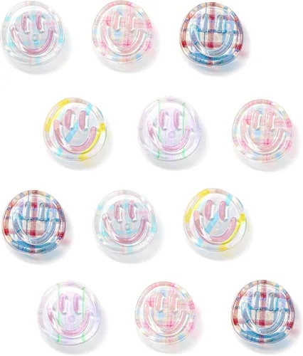 Vista 11 de Mymazn Imanes para refrigerador, imanes lindos para refrigerador, 12 piezas de imanes coloridos para pizarra, gabinete, casillero, imanes