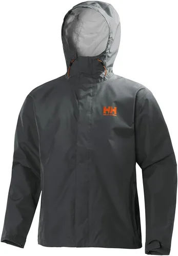 Vista 15 de Helly-Hansen Seven J - Chaqueta impermeable resistente al viento transpirable para hombre Sorbete de naranja 320