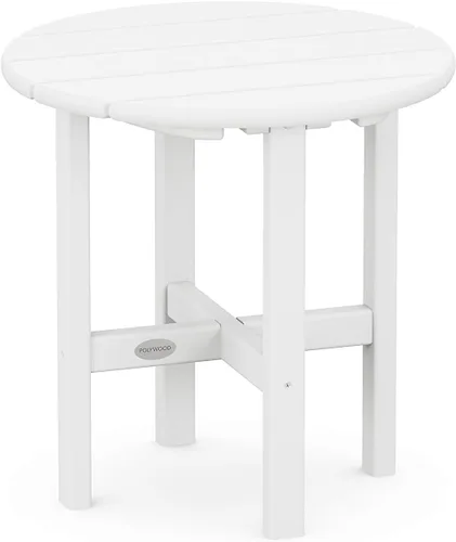 Vista 15 de POLYWOOD Mesa auxiliar redonda de 18" en azul marino