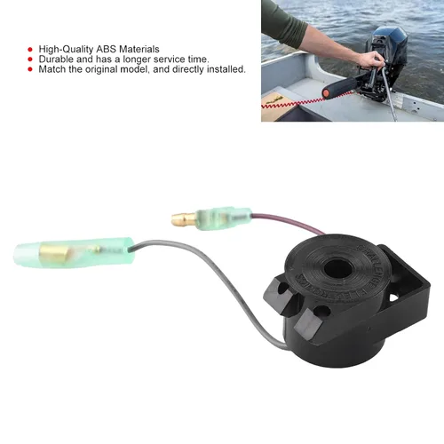 Vista 2 de KIMISS Alarma de zumbador electrónico Sonda Alarma de advertencia de barco Alarma fuera de borda Alarma de audio Alarma de advertencia de audio Caja