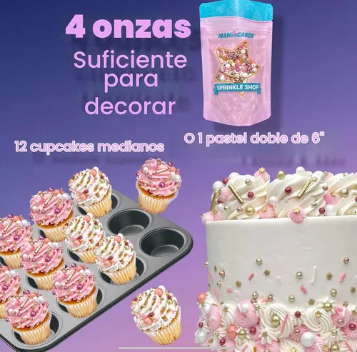 Vista 5 de Manvscakes Mezcla de espolvoreo para servicio de labios Gránulos de San Valentín Gránulos de galletas Gránulos para pasteles Gránulos rosa