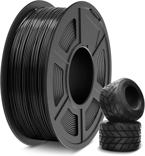 Vista 18 de SUNLU Filamento de TPU de 0.07 in, (22 lbs, 10 paquetes, 95a TPU)