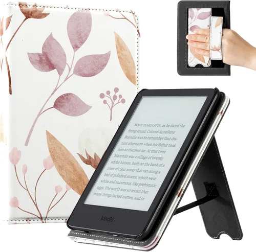 Vista 3 de CoBak Funda para todos los nuevos E-Reader de 6 pulgadas 2024 y 2022 (11 generación), funda inteligente de piel sintética, apagado y encendido