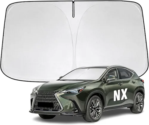 Vista 122 de Parasol para parabrisas Acura MDX 2001-2013, protector de parabrisas 300T, bloquea los rayos UV, ajuste personalizado, MDX para parabrisas