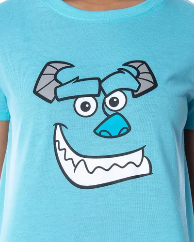 Vista 3 de Disney Monsters Inc. Sulley - Conjunto de pijama de 2 piezas para mujer, Sulley