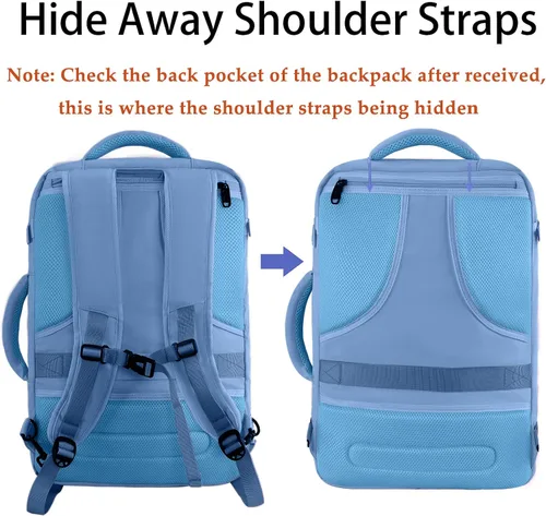 Vista 78 de MATEIN - Mochila de viaje extragrande de 10.56 galones, mochila de viaje ampliable apta para aerolíneas, para viajeros de fin de semana, hombres