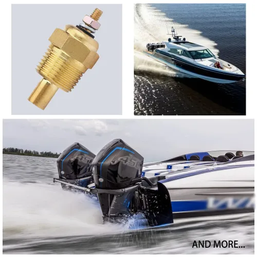 Vista 5 de Zeekee Sensor de medidor de temperatura del agua del motor compatible con Mercruiser 3853787 806490T