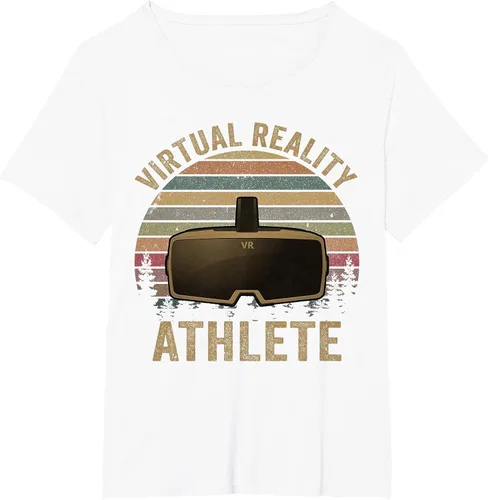Vista 40 de Virtual Reality Athlete for VR Gamers Camiseta Asphalt Grey