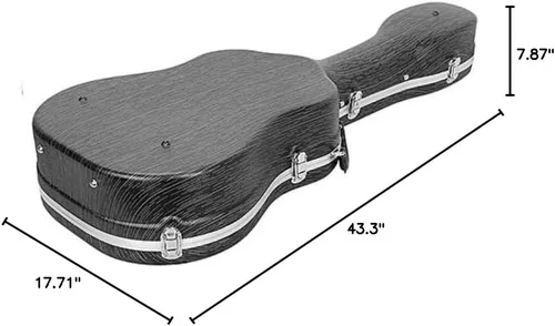Vista 10 de Gearlux Estuche Deluxe ABS para Guitarra Acústica Dreadnought