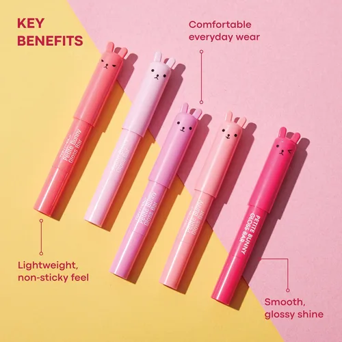 Vista 5 de TONYMOLY Petit Bunny Gloss Bar, 01 Juicy Strawberry