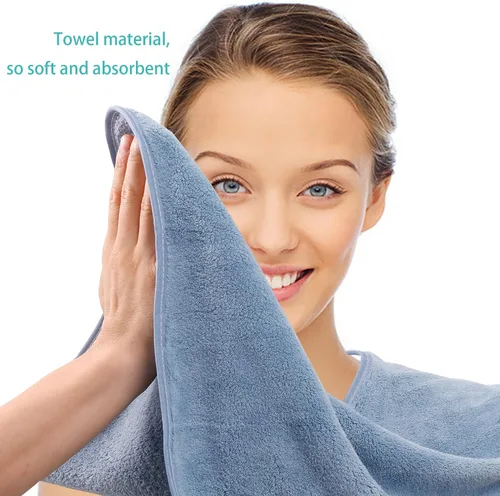 Vista 6 de Paquete de 3 baberos para adultos para hombres o mujeres, baberos grandes para personas mayores, lavables y absorbentes