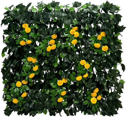 Vista 27 de Pantalla de Privacidad de Cerca Expandible para Balcón, Patio Exterior, Panel Decorativo de Cercado de Hiedra Artificial, Setos Artificiales