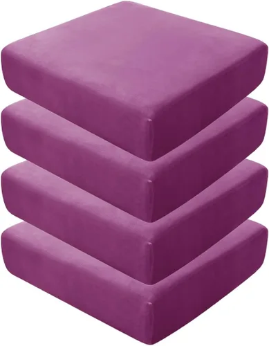 Vista 20 de Fundas de asiento de terciopelo ultra suave, fundas de cojín de asiento suave SOFE fundas de sofá con parte inferior elástica lavable funda