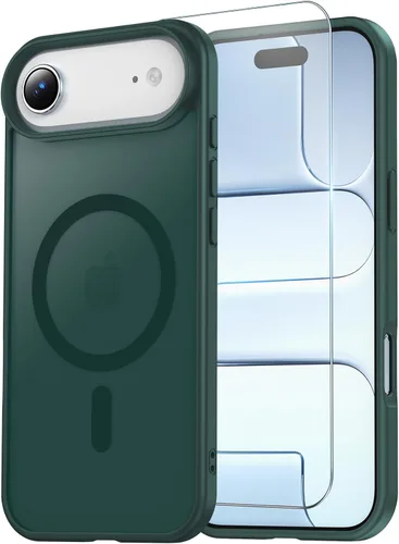 Vista 29 de Funda transparente para iPhone 11 con protector de pantalla, compatible con Magsafe, antiamarilleo, protección de grado militar, a prueba de golpes