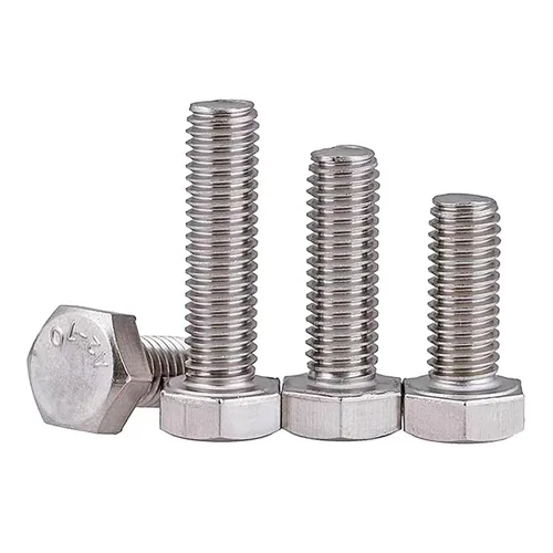 Vista 9 de Perno hexagonal M3-0.020 x 0.315 in, tornillos de cabeza hexagonal A2-70 (304) acero inoxidable, DIN933, pernos de grifo hexagonales totalmente
