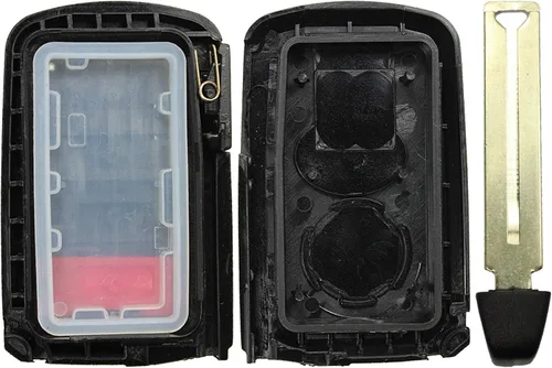 Vista 2 de Carcasa para llavero de entrada sin llave compatible con Toyota Avalon Camry Corolla RAV4 89904-06140 HYQ14FBA