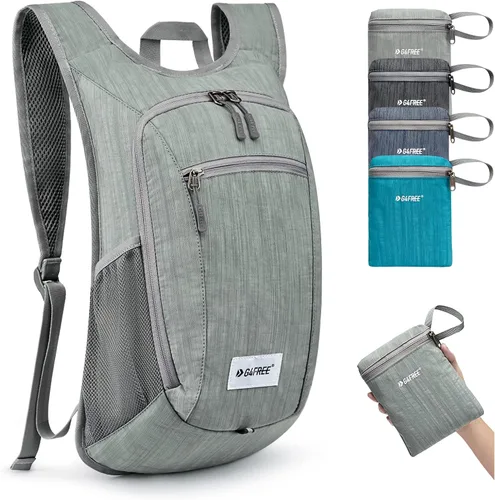 Vista 21 de G4Free 10L/15L Mochila para Senderismo Plegable Ligera, Mochila de Día para Caminatas, Pequeña, Viaje al Aire Libre, Bolsa de Hombro Plegable