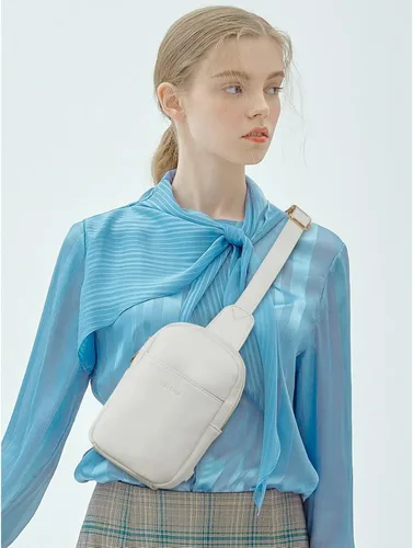 Vista 44 de Telena Riñonera pequeña para mujer, de cuero, cangureras, bolsa de pecho para mujer