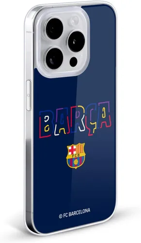 Vista 218 de Head Case Designs Funda de gel suave con licencia oficial del FC Barcelona Barca Crest Graphics [protección de grado militar] compatible con Apple