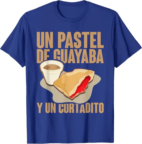 Vista 23 de Funny Cuban Coffee Guayaba Guava Breakfast T Shirt T-Shirt Asphalt Grey