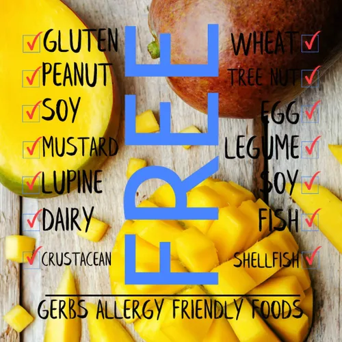 Vista 4 de Frutas secas GERBS, Top 14 libres de alergia alimentaria, sin sulfuro, sin conservantes, sin OMG, vegano Unsulfured, No Artificial Additives