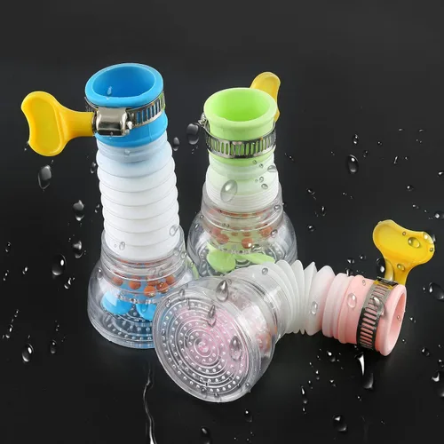 Vista 2 de 3 filtros portátiles de montaje en grifo filtro de agua purificada, grifo de filtro de agua ajustable que elimina las impurezas de agua dura