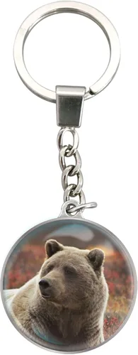 Vista 22 de Deluxebase Magnidome Llavero de domo en forma de cúpula con cadena de acero inoxidable. Llavero de cúpula de cristal