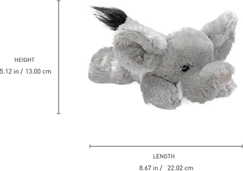 Vista 7 de Wild Republic - Peluche de elefante, animal de peluche, juguete de peluche, regalos para niños, colección Hug’EMS 7 pulgadas Elefante afric