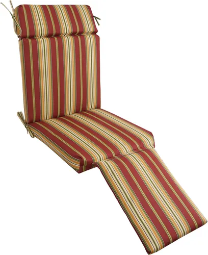 Vista 5 de Blazing Needles Steamer Deck - Cojín para tumbona al aire libre, color chocolate Annie