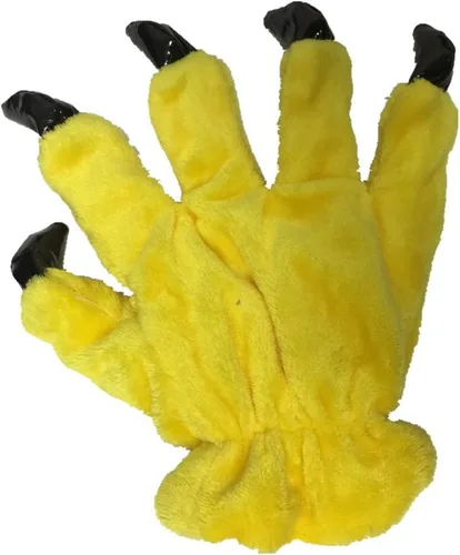 Vista 3 de Guantes de invierno unisex con garra de pata para disfraz de Halloween