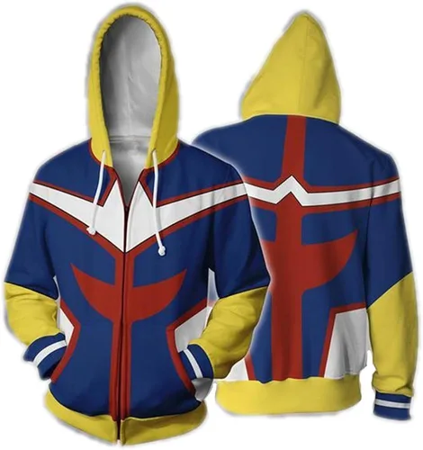 Vista 3 de Xinxin 3D Estilo Ropa Cardigan Zip Sudadera Cosplay Anime UnisexAdulto