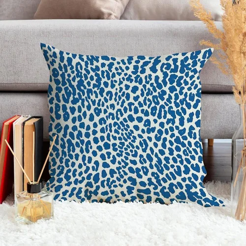 Vista 78 de Funda de cojín decorativa con estampado de guepardo verde peridoto para sofá, funda de almohada verde crema con estampado de leopardo con A-16