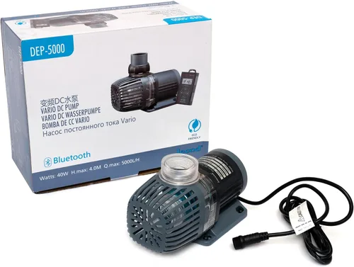 Vista 11 de Jecod Jebao DEP-1000 Bomba de CC con Bluetooth, 317 GPH