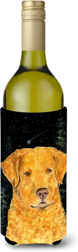 Vista 211 de Caroline's Treasures SS8447CC Starry Night English Bulldog - Enfriador para latas o botellas, lavable, funda plegable con aislamiento para bebidas