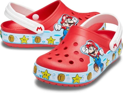 Vista 7 de Crocs Zuecos de superhéroe para niños Zapatos iluminados, Negro