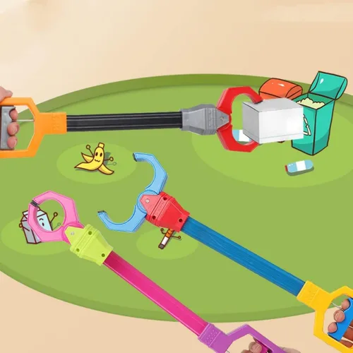Vista 8 de Wokyo Grabber - Juguete robótico de mano larga para niños, juguete de inteligencia para niños, juguetes para recoger juguetes de 19 pulgadas (azul)..